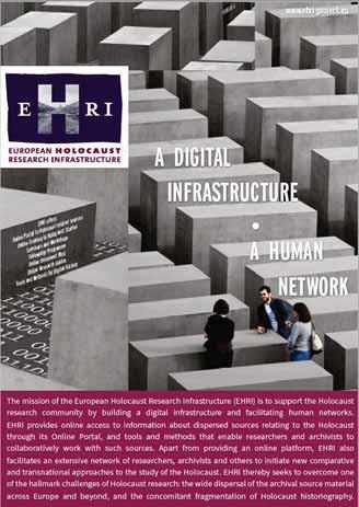 What? A Digital infrastructure and a human network Digital infrastructure Online Portal (https://portal.ehri-project.eu) Online Training (https://training.ehri-project.eu) Document Blog (https://blog.