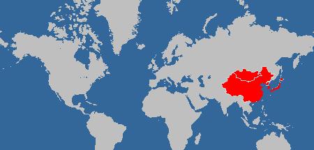 EASTERN ASIA China, People's Republic of 200.221 Japan 5.409 Mongolia 439 South Korea 2.