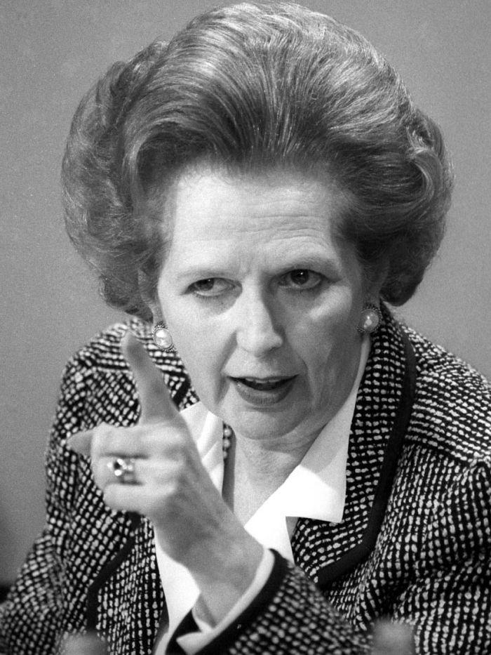 Margaret Thatcher The Iron Lady Britain s gov t spending was out of control Followed the Cradle to Grave Philosophy National Health Service(NHS) was a huge cost Publicly ran many resources but
