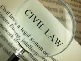 Civil Law EVERYTHING BY THE BOOK! Civil Law any court case must involve a law or statute that is written down and explicitly outlined in the law books!