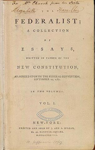 The were a collection of essays that supported