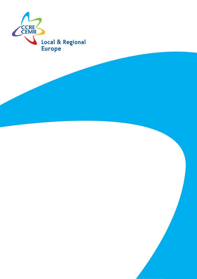 Council of European Municipalities and Regions Registered in the Register of Interests Representatives
