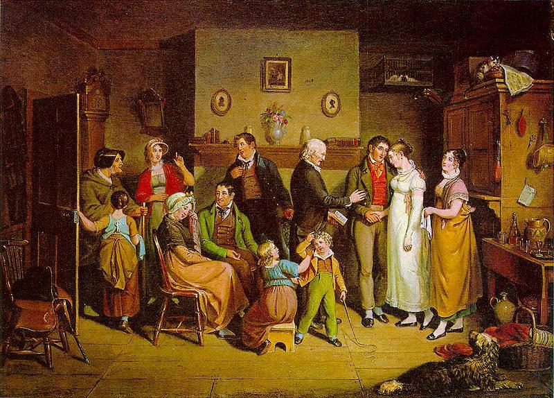 The Era of Good Feelings People to Meet This painting shows a wedding in the 1820s of the daughter of a moderately prosperous