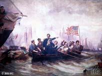 America Battles Back British Defeat at Lake Erie American Naval Commander Oliver Hazard Perry was the commander of a tiny fleet that was thrown together on Lake Erie (to battle the British fleet