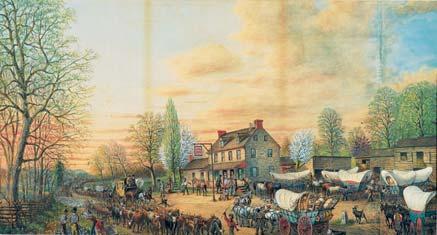 Slavery and the Sectional Balance Fairview Inn or Three Mile House on Old Frederick Road, by Thomas Coke Ruckle, ca.