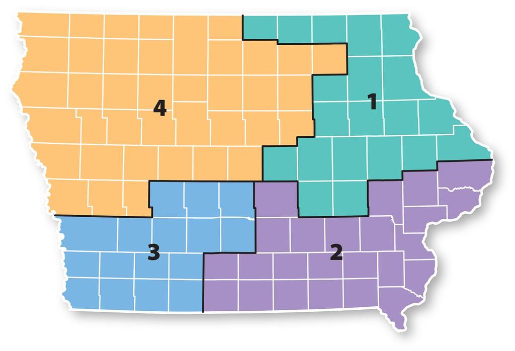 Iowa s Congressional Districts Figure 8-46: Iowa s district