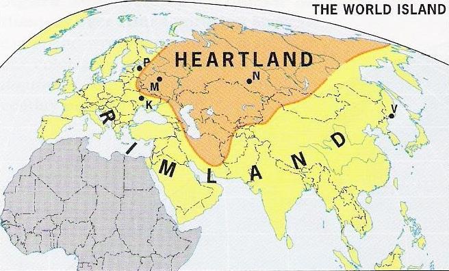 Competition Among States British and American School by Halford Mackinder Heartland Theory World- island (heartland) holds over 50% of the world s