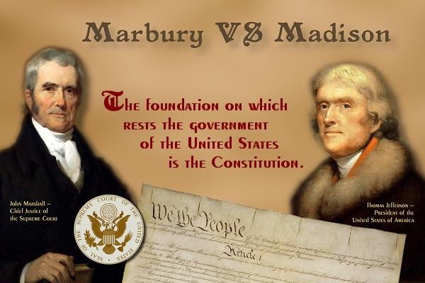 Marbury v. Madison Questions being asked: Did Marbury have a right to the commission?