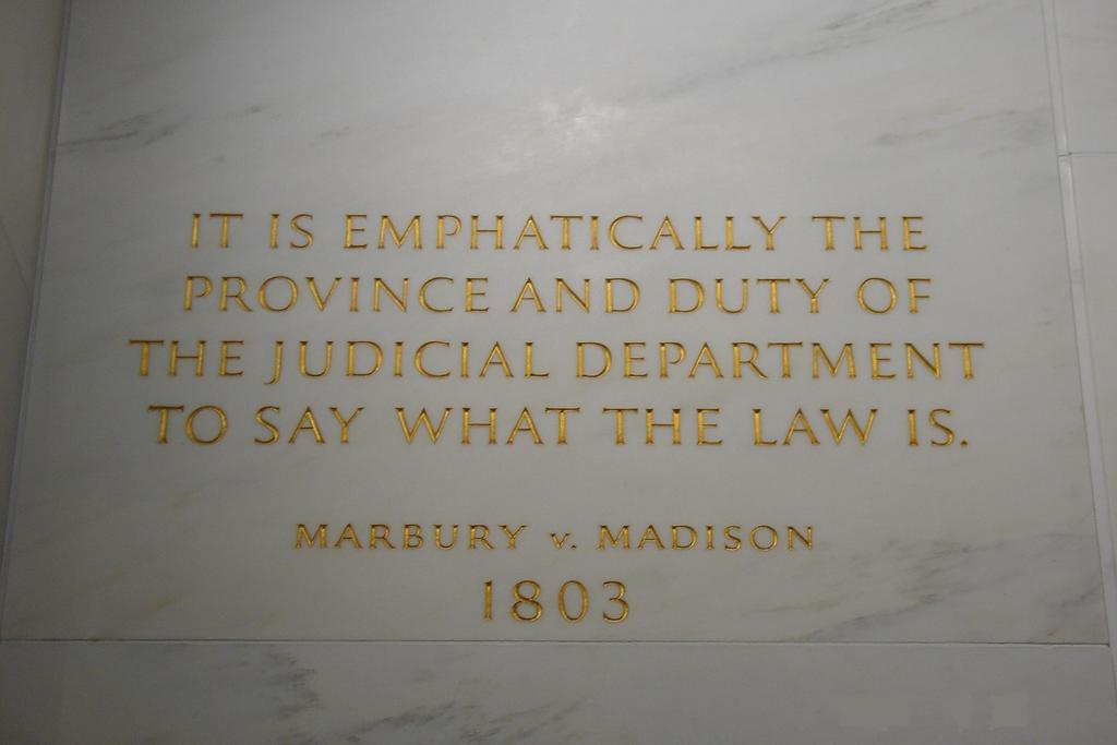 Marbury v. Madison John Adams last minute judge appointments carried into the day of Jefferson s inauguration Some commissions were delivered once Jefferson was already president (like Marbury).