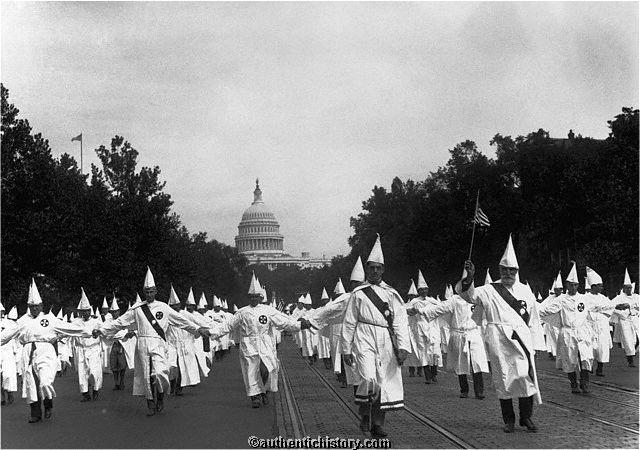 1925 KKK March on Washington -An estimated 5