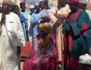 Large crowds turned out at the market place each Tuesday to watch the drama which was done in the Women were present during the play local language Hausa.