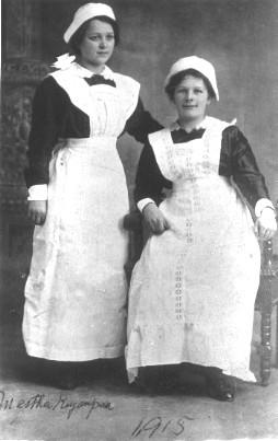 DOMESTIC WORKERS Before the turn-ofthe-century, women without formal education contributed to the