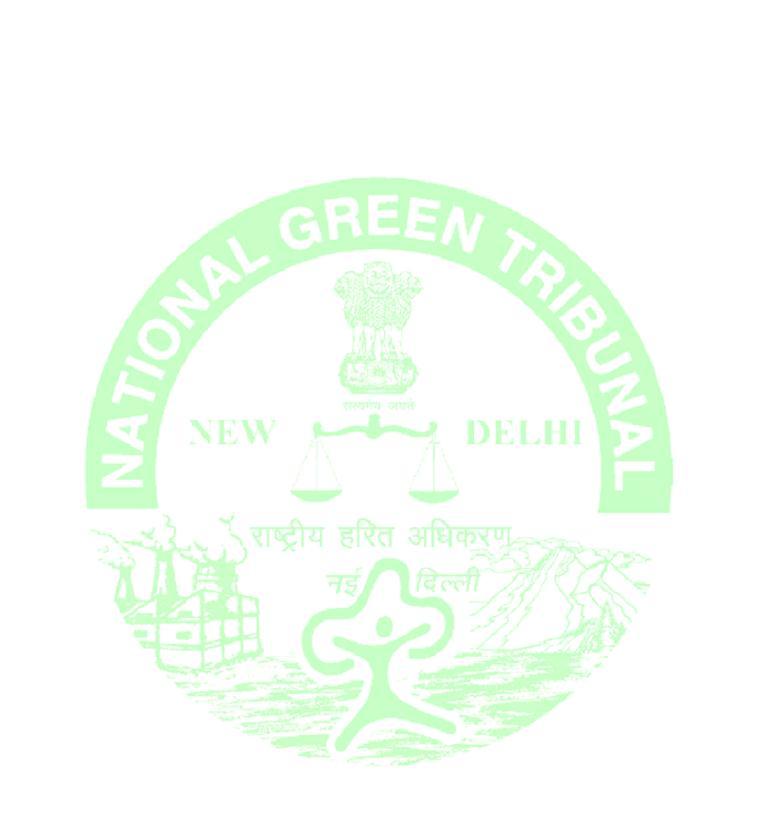 BEFORE THE NATIONAL GREEN TRIBUNAL NEW DELHI, (PRINCIPAL BENCH) Original Application No. 2 of 2011 1.