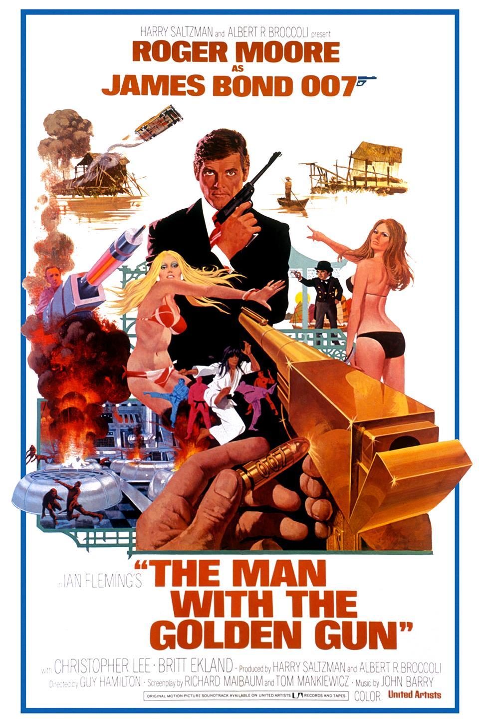 2. Film posters The Man with the Golden Gun