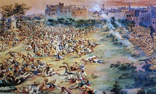India Seek Self Rule Calls for Independence Protests against British rule came to a head in the city of Amritsar on April 13, 1919, where following violence to British citizens,