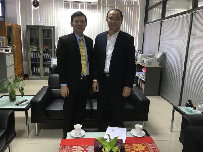 H.E Mr. CHENG Manith, Ambassador of the Kingdom of Cambodia discussed with Mr.
