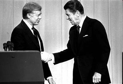1980 Election In 1980, Jimmy Carter was finishing his first term.