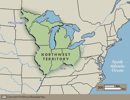 The ordinance banned slavery in the Northwest Territory.