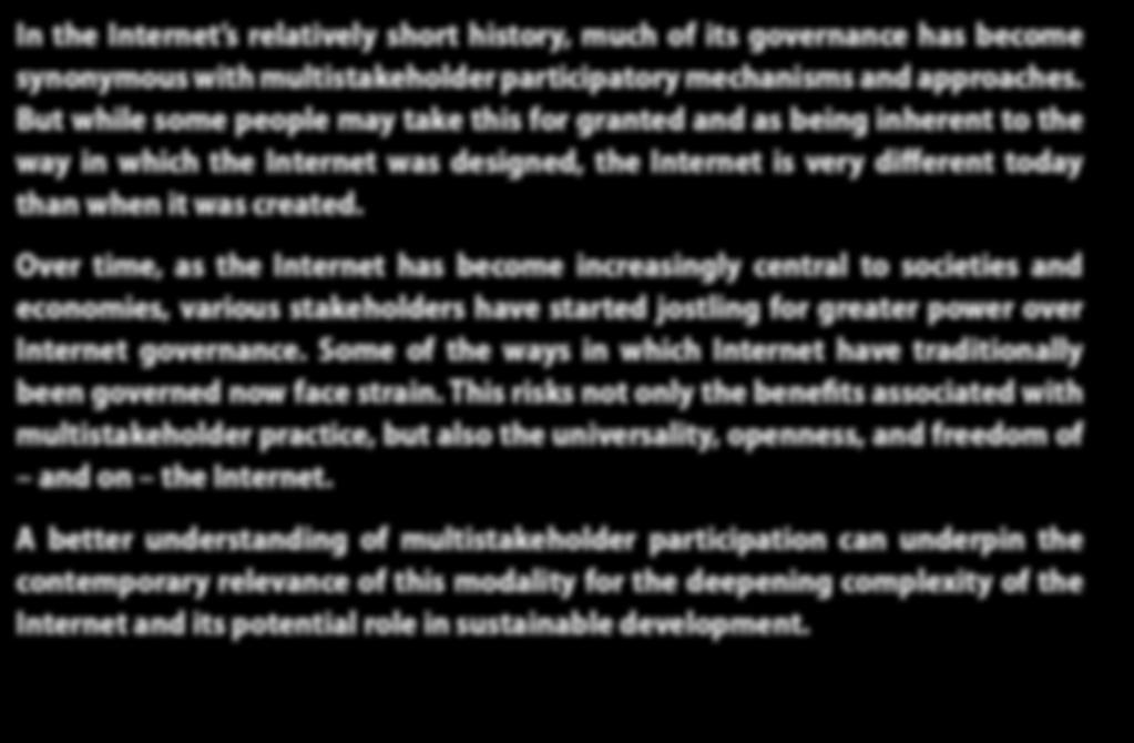 United Nations Educational, Scientiﬁc and Cultural Organization What if we all governed the Internet?