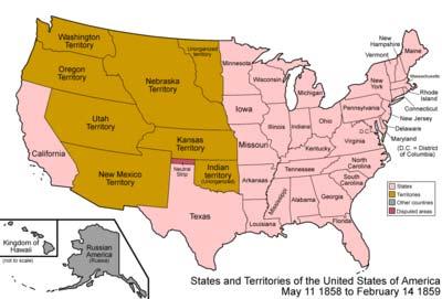 Kansas-Nebraska Act (1854) Proposed by Stephen Douglas Of Illinois (Little Giant), partly to get Southern approval for a transcontinental RR Kansas/ Nebraska