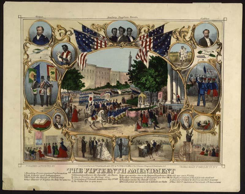 African-American American suffrage: The Fifteenth