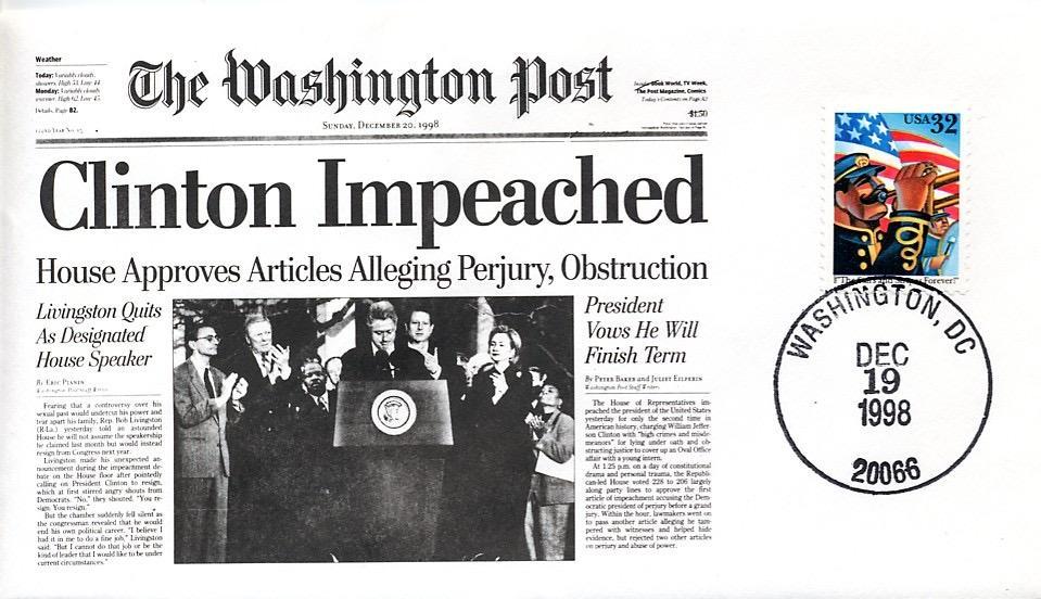 Clinton Impeached Clinton lied about the affair during