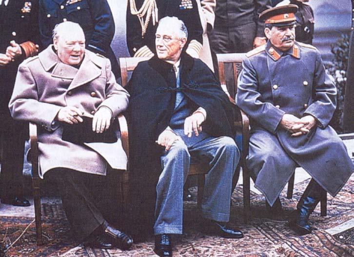 Yalta: Bargain Or Betrayal February, 1945, Stalin, Churchill and Roosevelt meet in Yalta.