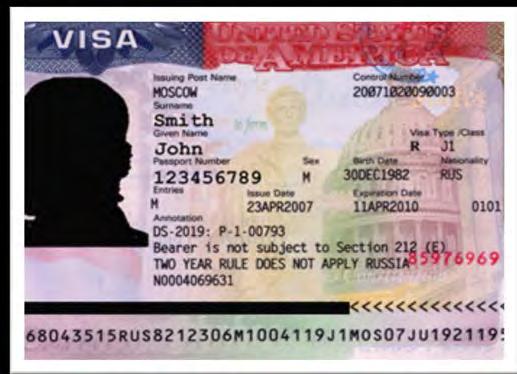 Visa vs. Status The terms visa and status are two different concepts we will clarify: A visa is the physical stamp in your passport.
