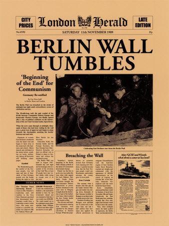 2. Tearing down the Berlin Wall Gorbachev let