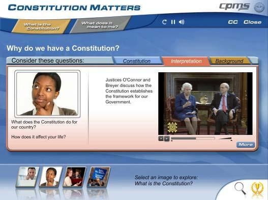 Section 2: Why do we have a Constitution? D-Link Under the Interpretation tab of Why do we have a Constitution?