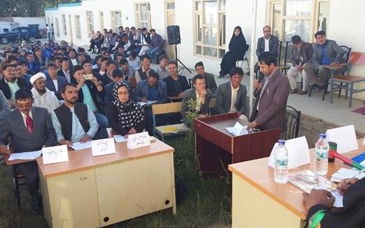 way of a mock trial. The mock trial session involved the participation of various government and non-governmental organizations, as well as local community members.