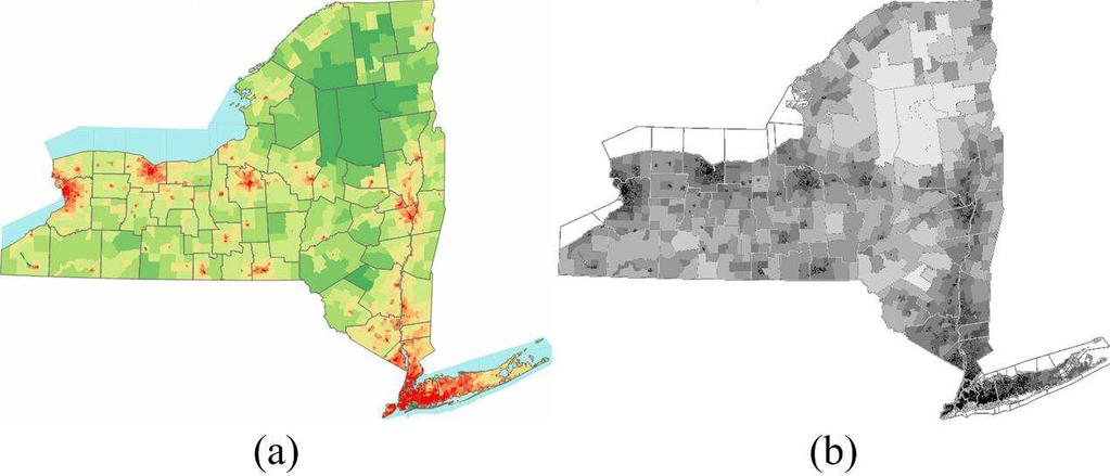 1.4 Our Result According to the steps mentioned above, Figure 1 shows our results when applying our model to the state of New York.