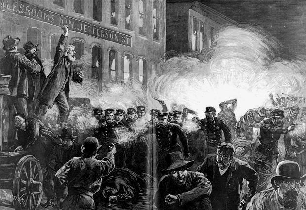 Haymarket Riot (1886) Bomb explodes Policemen and protestors die 8 arrested All