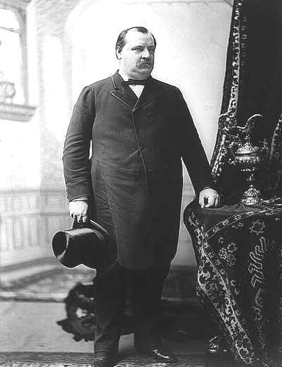 President Grover Cleveland President Cleveland sent in federal troops to get trains moving.