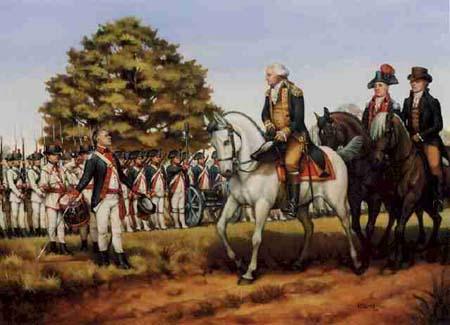 Washington led an army to quiet the rebellion This showed