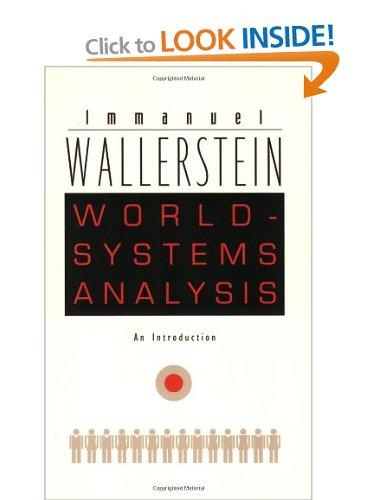World systems approach } Immanuel Wallerstein } All politics takes place within the framework of a capitalist world economy } States are not the