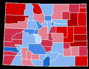 2012 Presidential Vote in Colorado CD County-level vote for President gives a