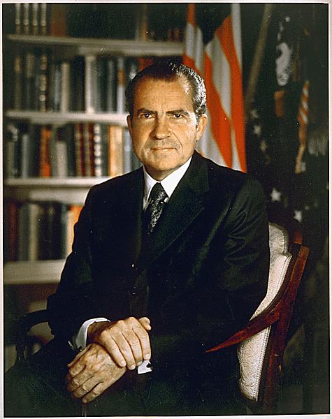 Richard Nixon President of the U.S. from 1969-1974.