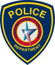 Tarrant County College District Police Department 1500 Houston Street, Fort Worth, Texas 76102 * Phone (817) 515-5246 * Fax (817) 515-5304 March 24, 2016 Angela Robinson Chancellor 1500 Houston