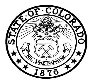 STATE OF COLORADO Department of State 100 Broadway Suite 00 Denver, CO 00 Scott Gessler Secretary of State Suzanne Staiert Deputy Secretary of State Draft Statement of Basis, Purpose, and Specific
