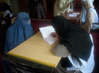 Female voter registration at Kunar