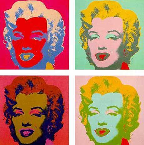 Art Andy Warhol realistic paintings