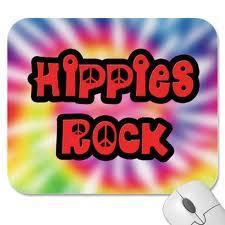 Counterculture Hippie Culture or the Age of Aquarius Rock n Roll» Tie dyed t-shirts, torn jeans, military