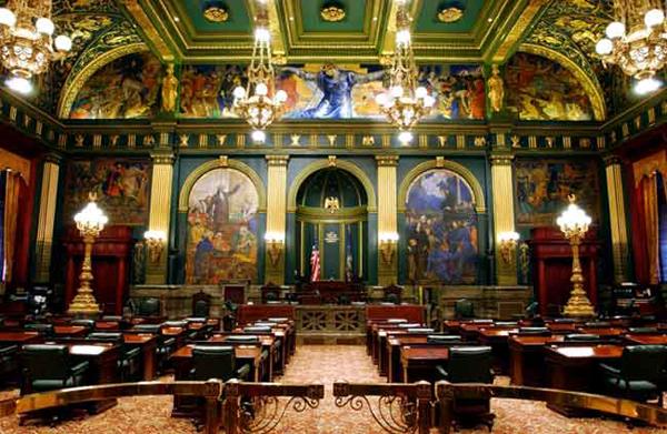 The Pennsylvania Senate chamber