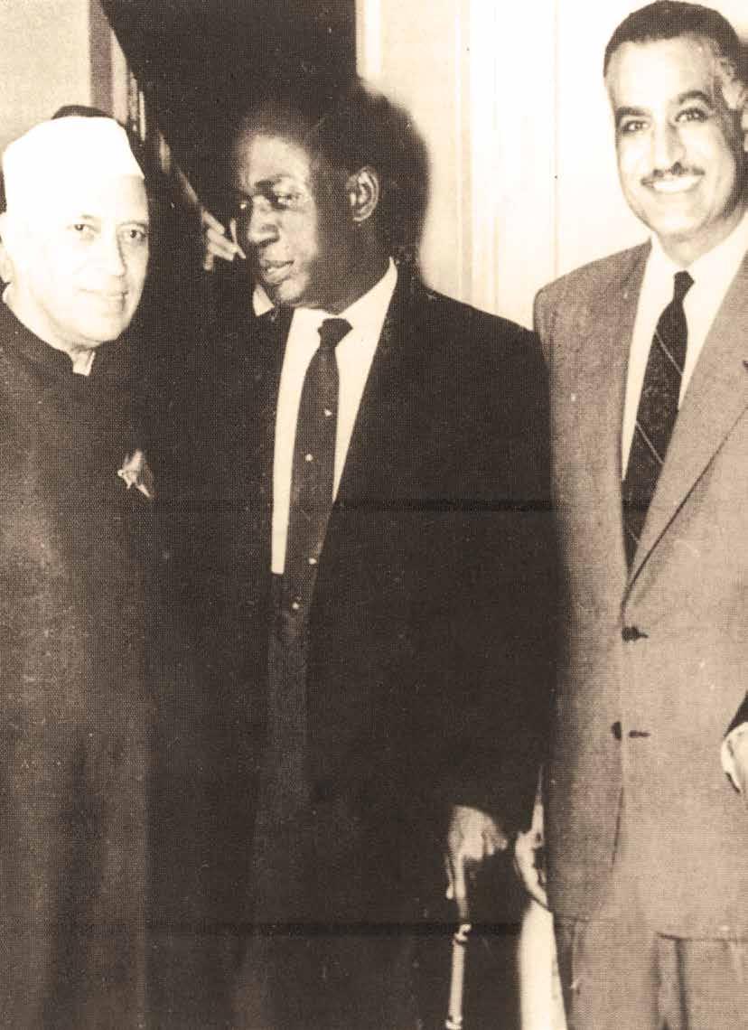 Credit: NMML Nehru with Nkrumah from Ghana, Nasser from Egypt, Sukarno from Indonesia and Tito from Yugoslavia at a meeting of nonaligned nations, New York, October 1960.