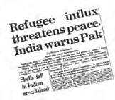 Throughout 1971, India had to bear the burden of about 80 lakh refugees who fled East Pakistan and took shelter in the neighbouring areas in India.