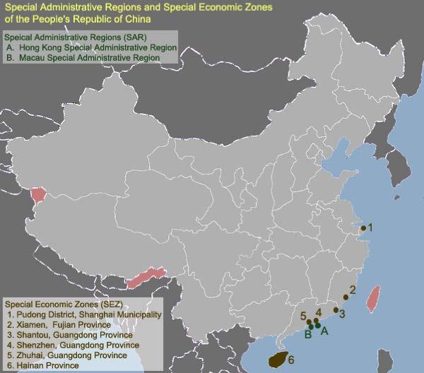 China s Special Economic Zones (SEZs)