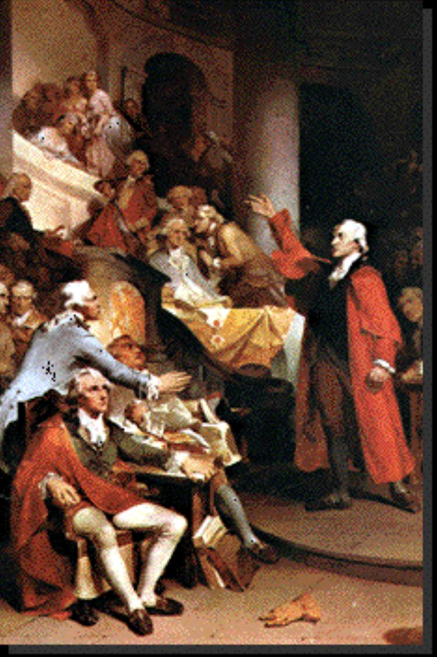 STAMP ACT CRISIS II Virginia Resolves Patrick Henry: If this be treason, then make the most of it.