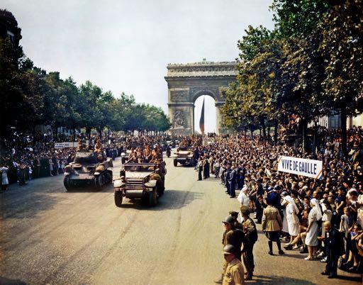 Within three months, the Allies had landed 2 million men and 500,000 vehicles in northern France.