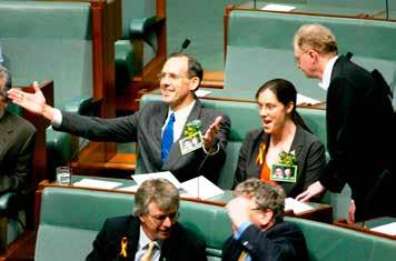 Greens MP Michael Organ is in front of Bob.